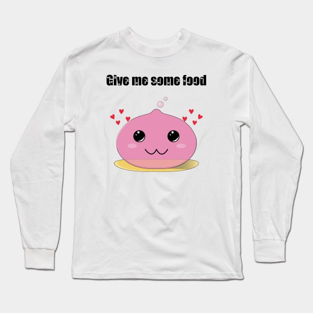 Hungry Poring Long Sleeve T-Shirt by brianadhi